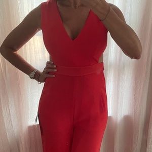 BCBG MaxAzria Tuxedo Jumper